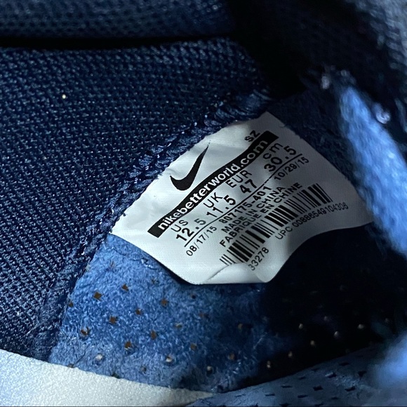 NIKE men’s blue suede Tennis Classic Ultra QS sneakers 12.5 ocean fog blue - Picture 12 of 13